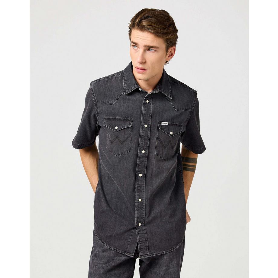 Jeanshemd Ss Western Shirt