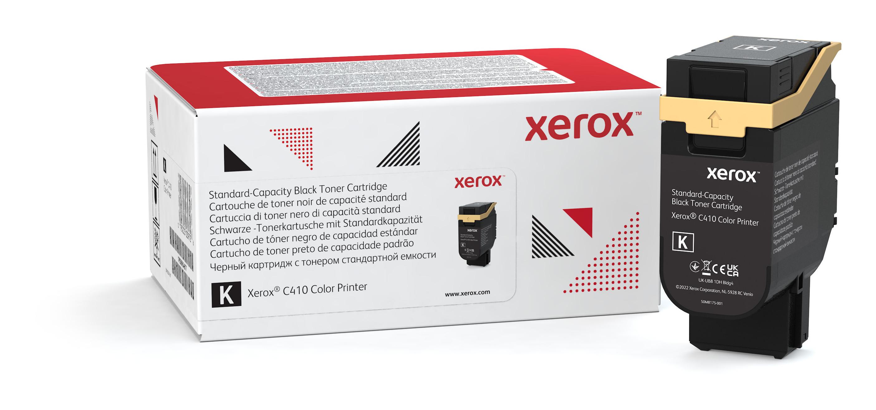 XEROX  Cartouche de toner Noir de Capacité standard Imprimante couleur ® C410​/​multifonctions ® VersaLink® C415 (2400 pages) - 006R04677 