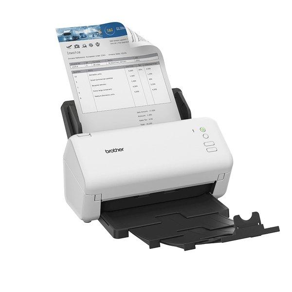 brother  ADS-4100 Scanner ADF 600 x 600 DPI A4 Noir, Blanc 