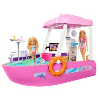 Barbie  Fahrzeuge Traumboot mit Rutsche 