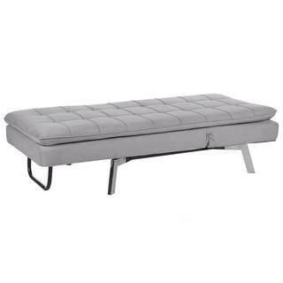 Beliani Chaiselongue aus Samtstoff Modern LOIRET  