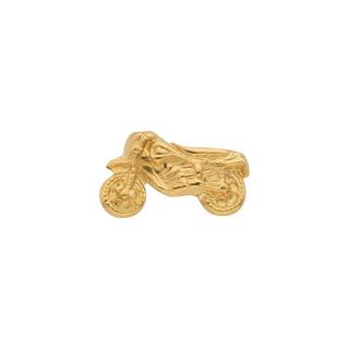 MUAU Schmuck  Ohrstecker Gelbgold 750, 6x11mm 