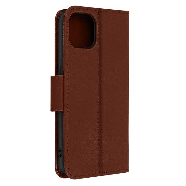 Avizar  Etui Folio Cuir iPhone 14 Pro Marron 