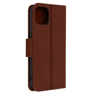 Avizar  Etui Folio Cuir iPhone 14 Pro Marron 