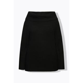 Ulla Popken Pullover Schulterausschnitt Langarm Feinstrick  