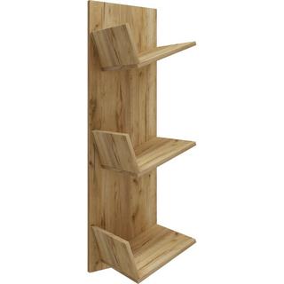 VCM Holzregal hängend | platzsparendes Regal | Maße: 106 x B. 33 x T. 26 cm | Elegantes Regal hängend | Aufbewahrungsregal | Bücherregal | Wandboard  Wein  