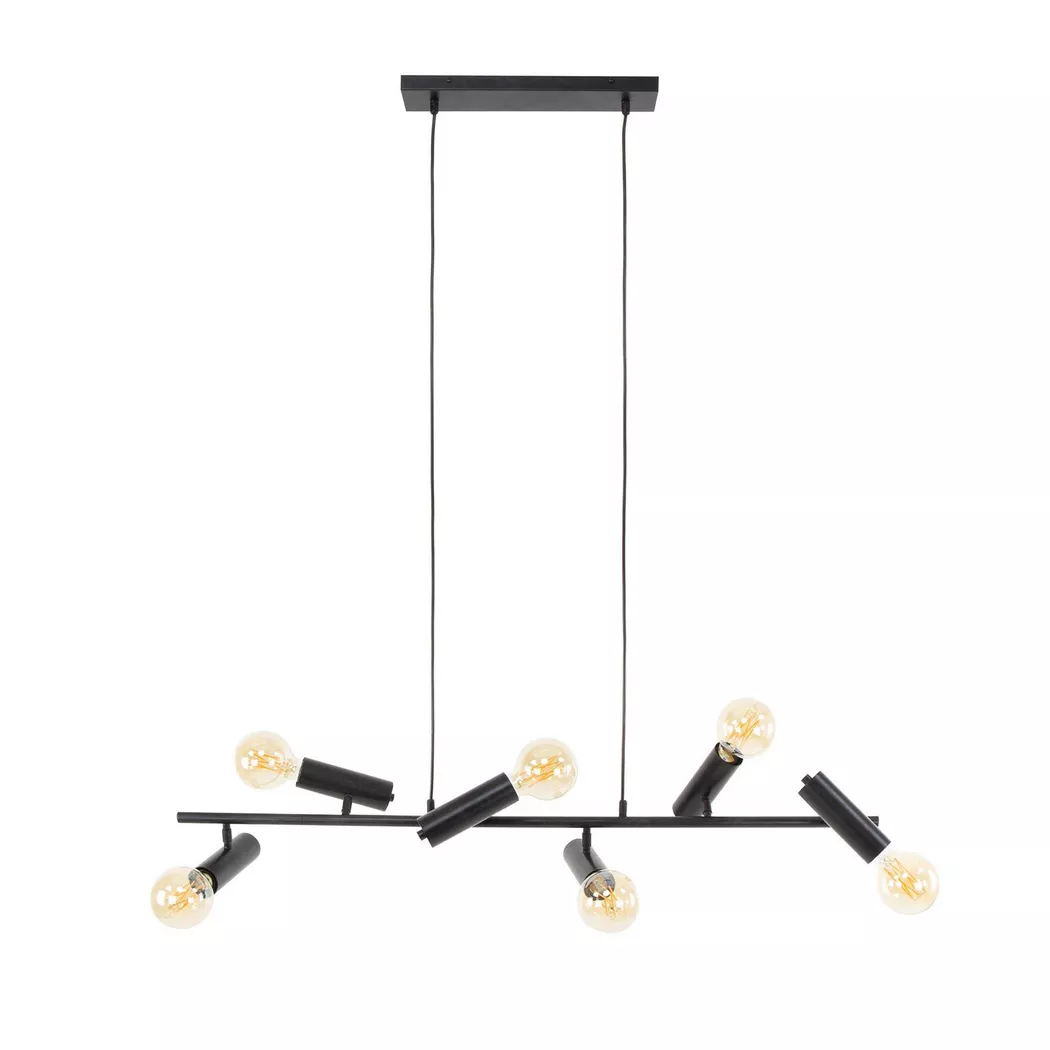 mutoni – Hängelampe Point 6L, One Size, Schwarz