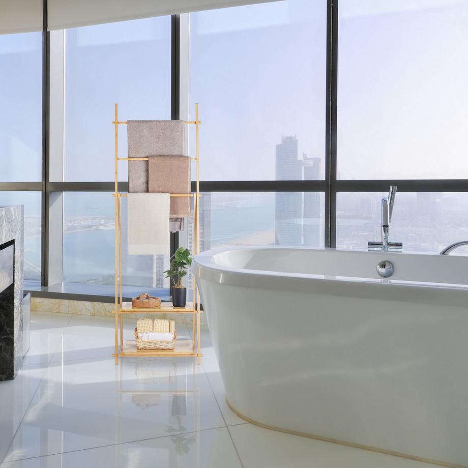 Northix  Handtuchhalter Bambus 3 Stangen 