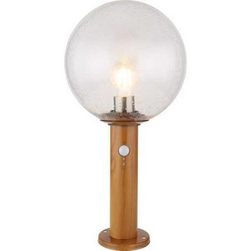 Lampada da esterno Ossy in pressofusione di alluminio effetto legno 1xE27 LED