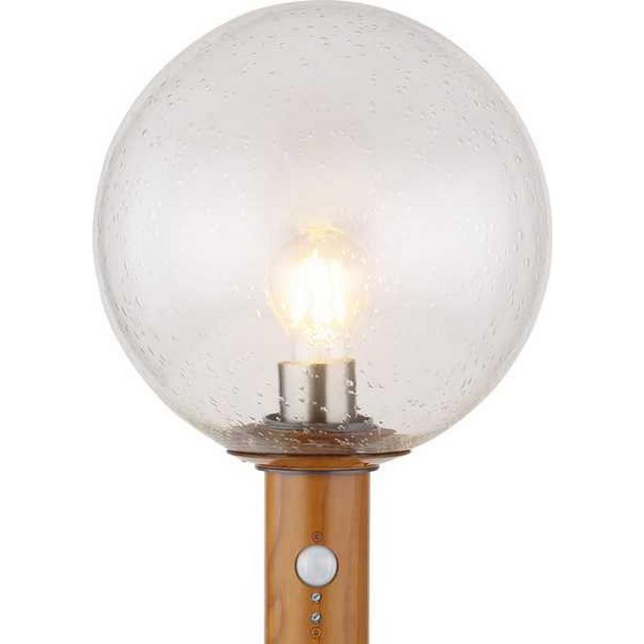 mutoni Aussenleuchte Ossy Aluminium Druckguss holzoptik 1xE27 LED  