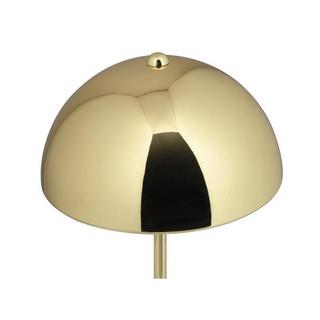 Vente-unique Lampe à poser champignon vintage  effet laiton - D.20 x H.30 cm - Doré - ONTARIO  