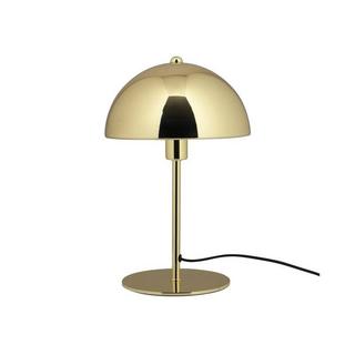 Vente-unique Lampe à poser champignon vintage  effet laiton - D.20 x H.30 cm - Doré - ONTARIO  