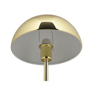 Vente-unique Lampe à poser champignon vintage  effet laiton - D.20 x H.30 cm - Doré - ONTARIO  
