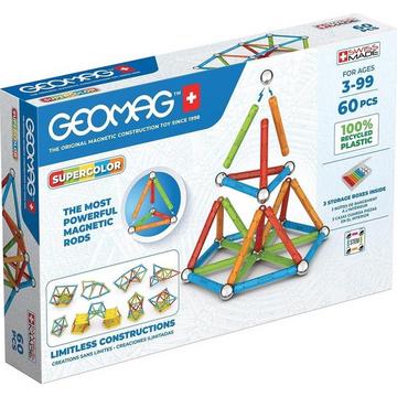 Geomag Super Color Recyclé - 60 pièces