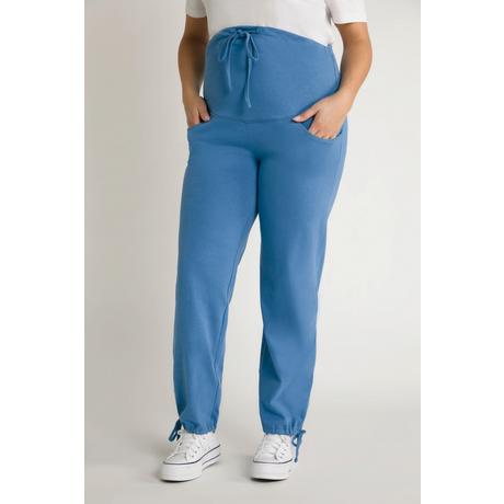 Ulla Popken  Bellieva-Sweatpants, extrabreiter Bund, Biobaumwolle 