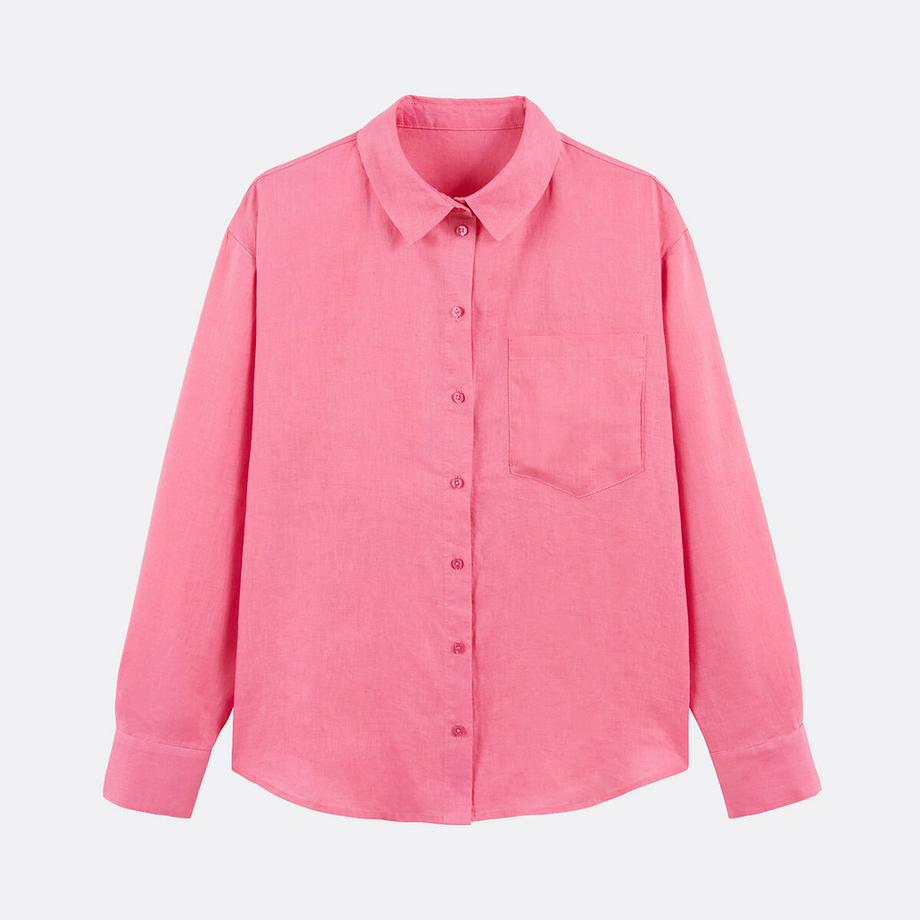 La Redoute Collections Lockeres Leinenhemd  