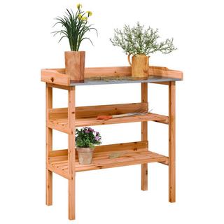 VidaXL Table à plantes bois  