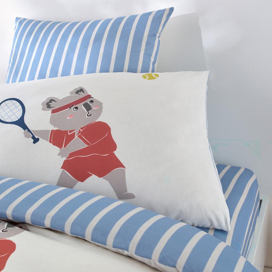 La Redoute Intérieurs Kinderkopfkissenbezug 30 % recycelte Baumwolle  