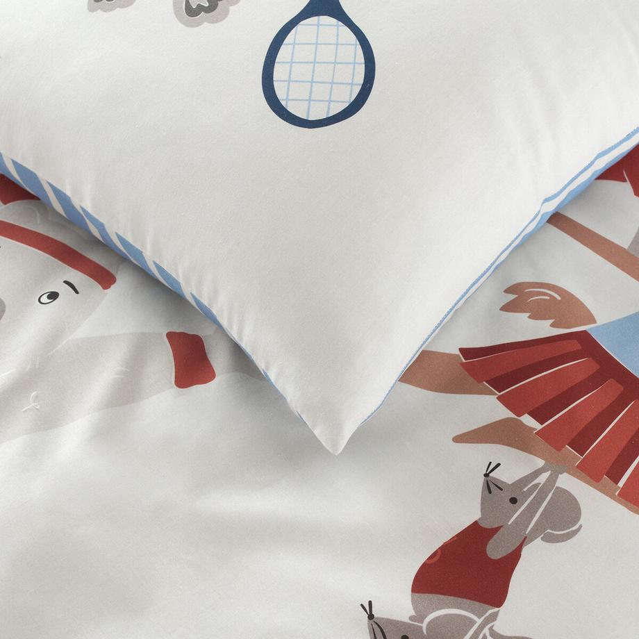 La Redoute Intérieurs Kinderkopfkissenbezug 30 % recycelte Baumwolle  