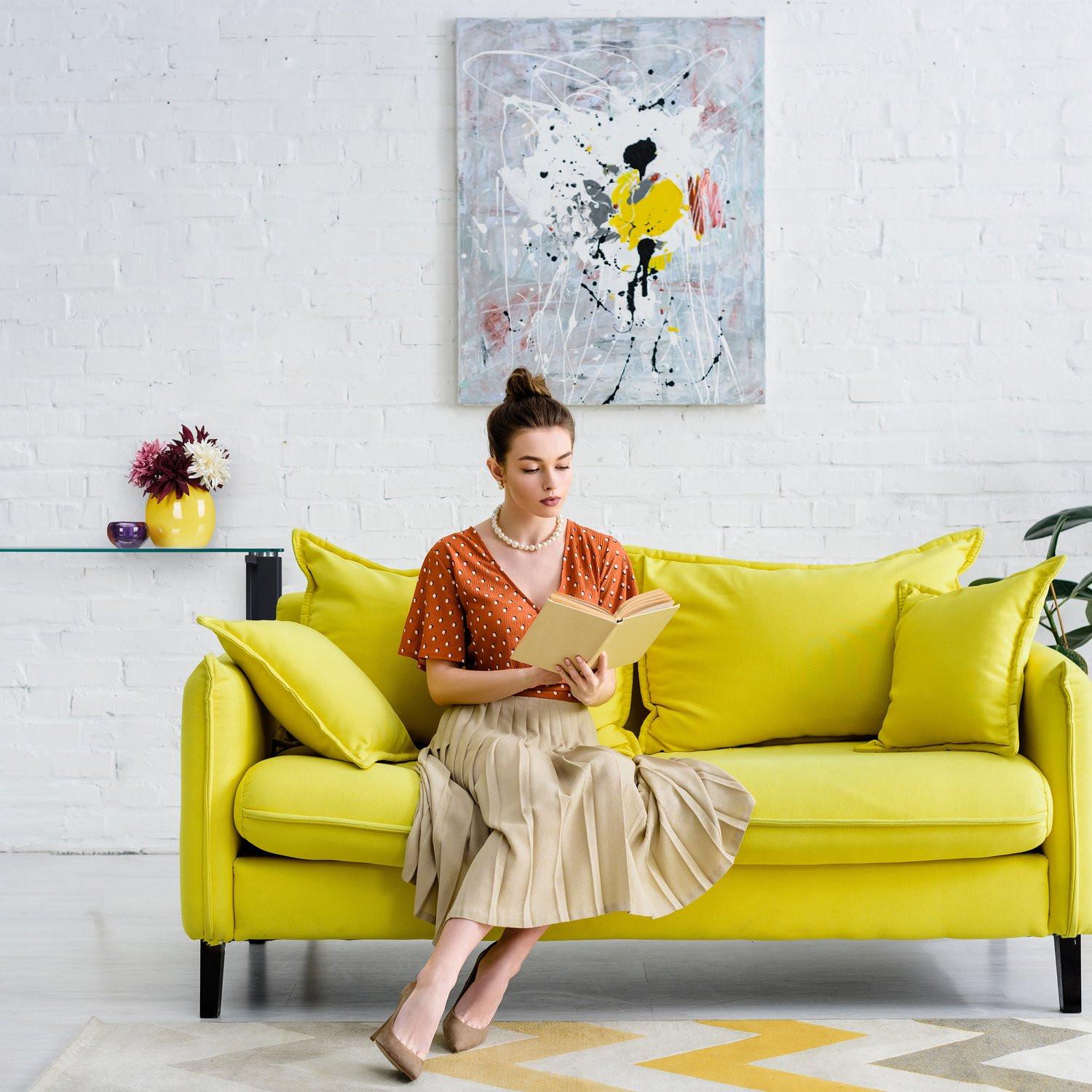 Northix Tavolo consolle con piano in vetro  