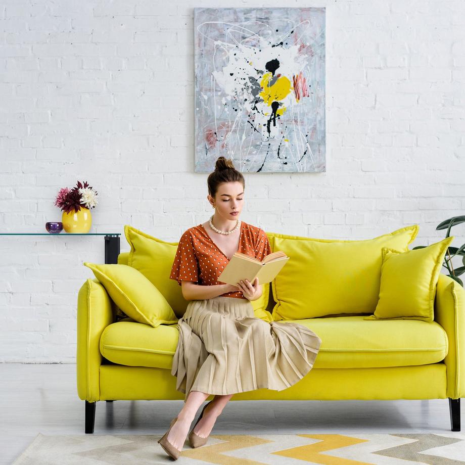 Northix Konsolentisch mit Glastischplatte  