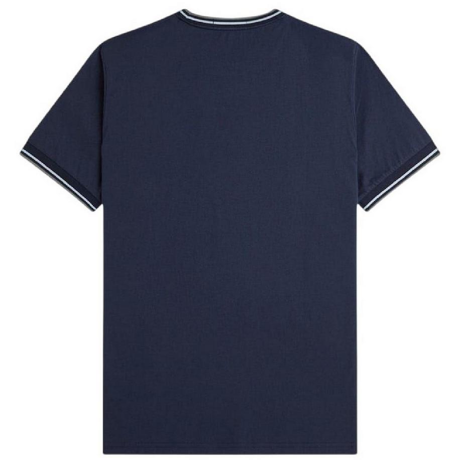 FRED PERRY Maglietta con Bordature a Contrasto  