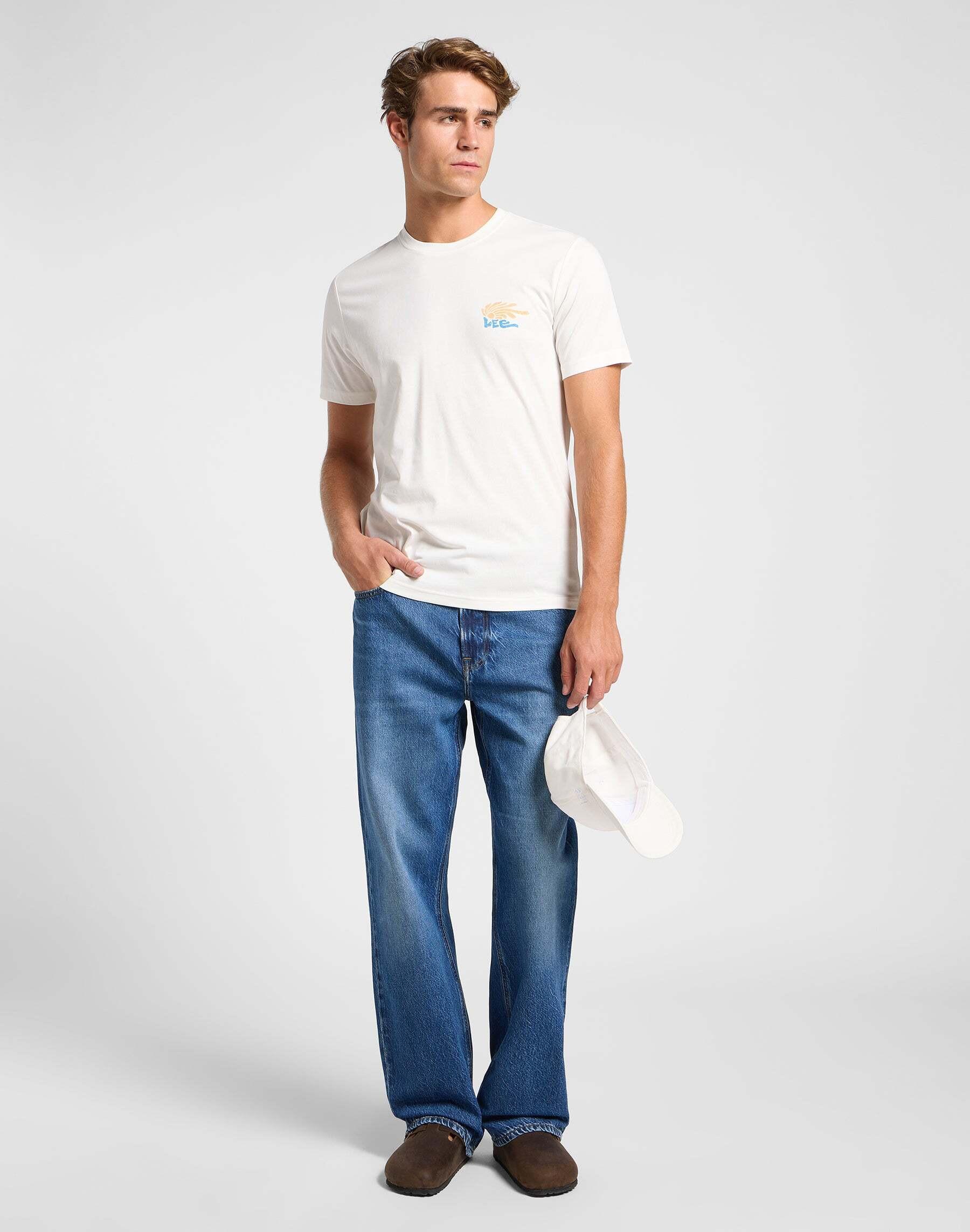 Lee T-Shirt mit Logo-Print  