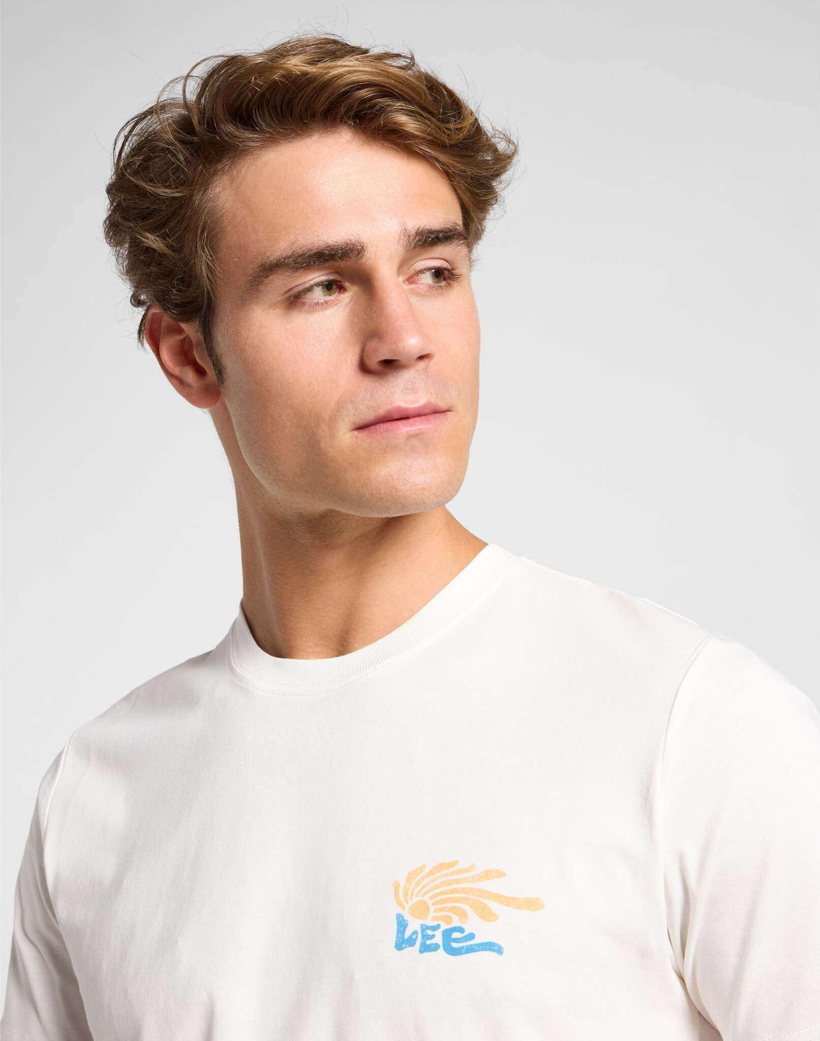 Lee T-Shirt mit Logo-Print  