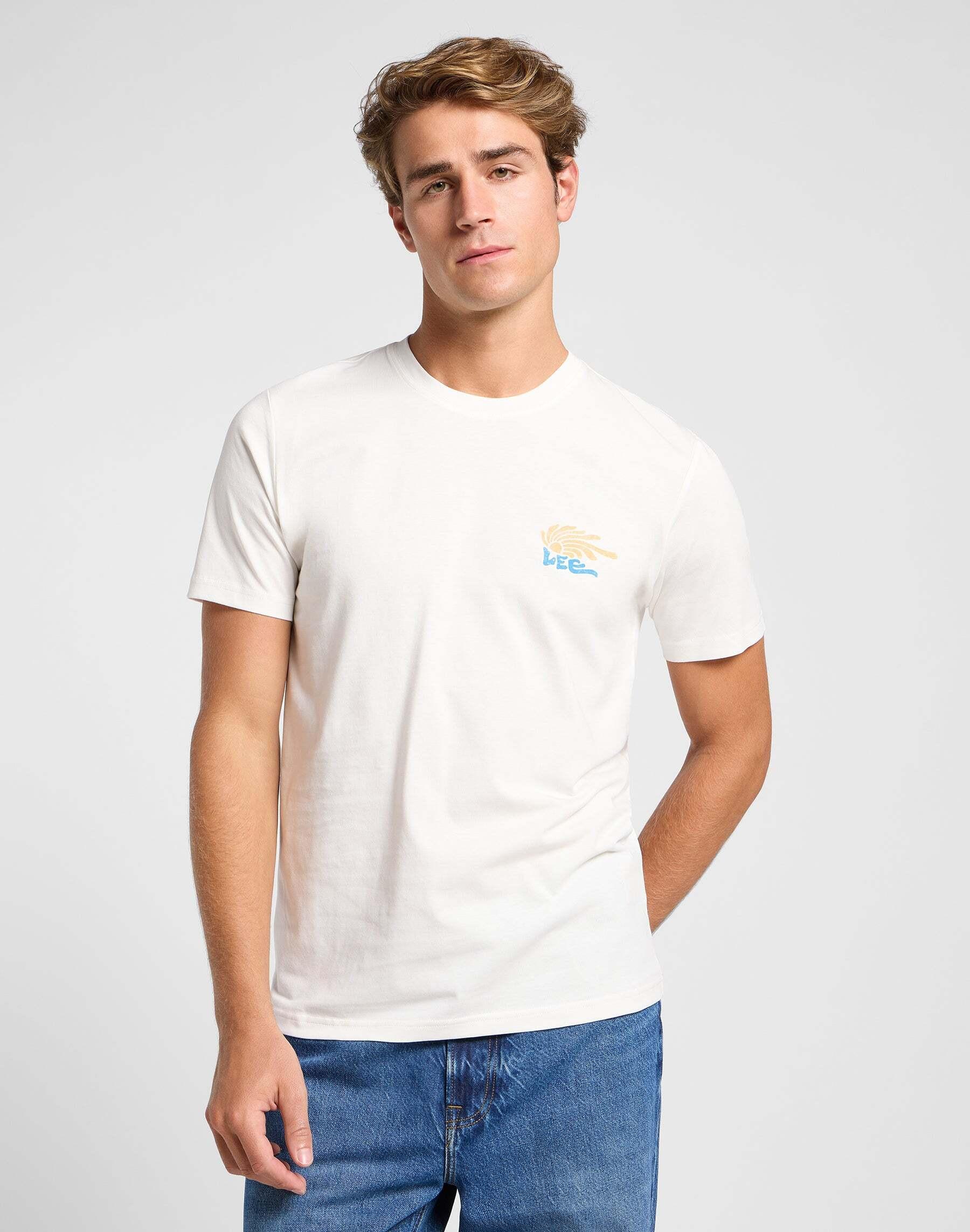 Lee T-Shirt mit Logo-Print  