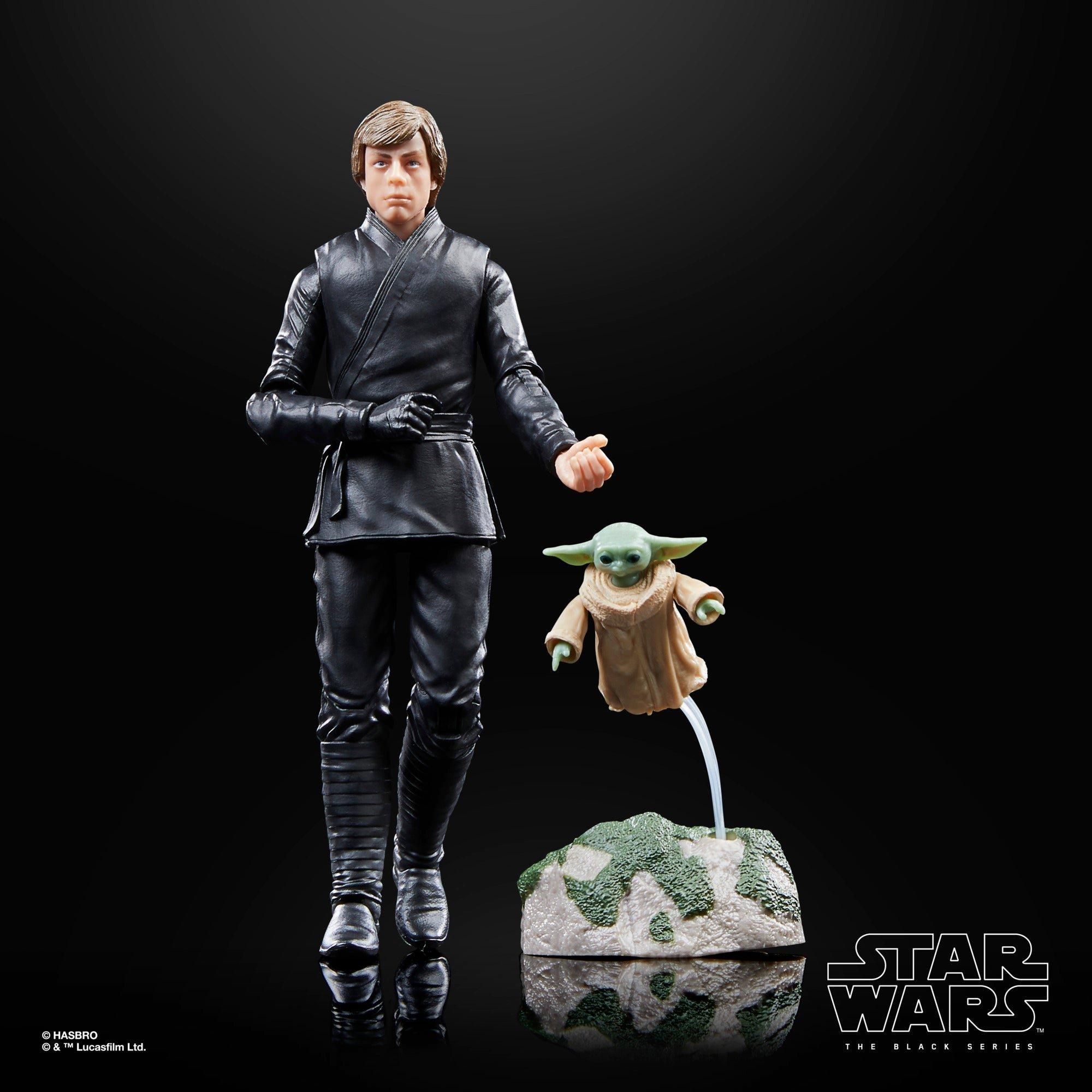 Hasbro  Figurine articulée - The Black Series - Star Wars - Luke & Grogu 