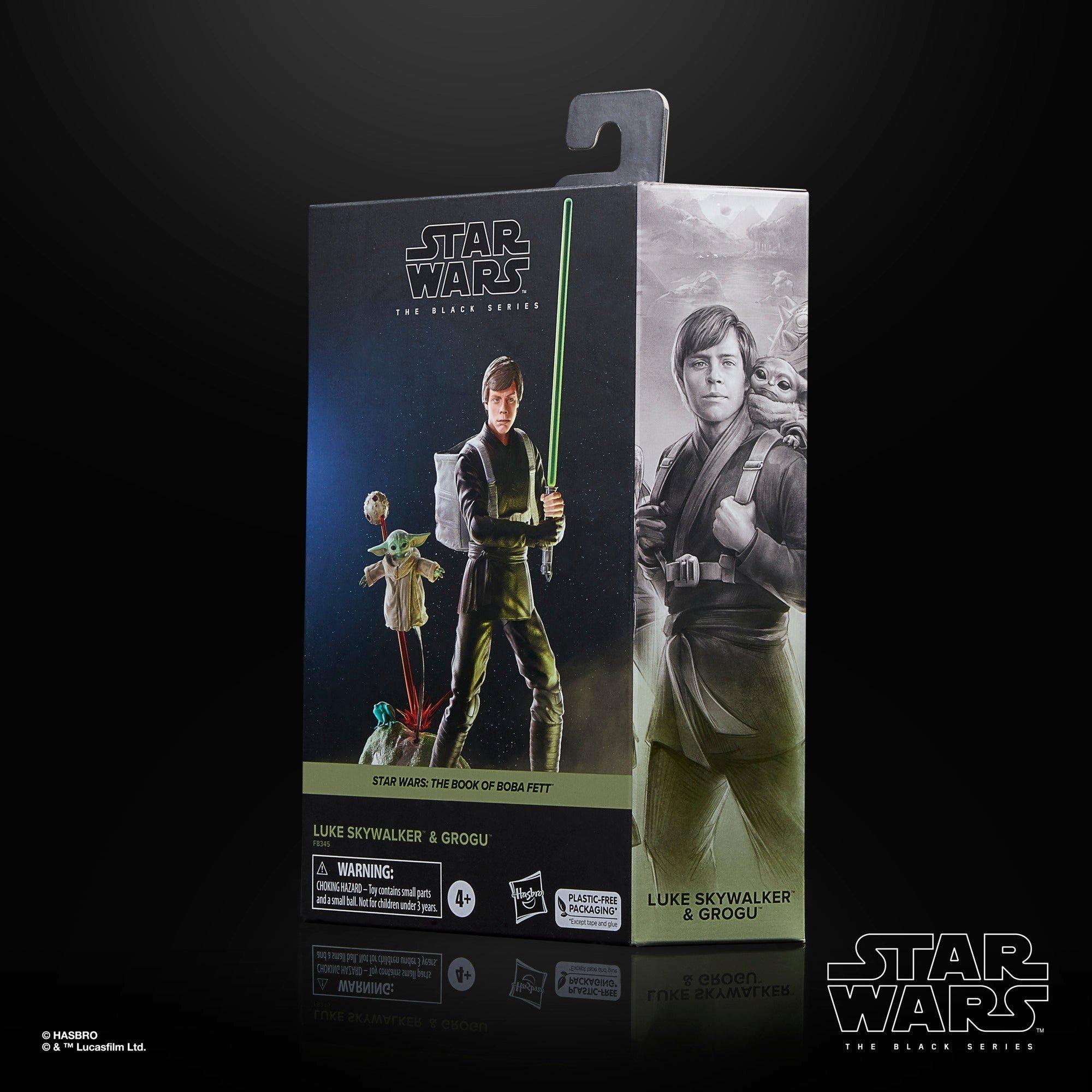 Hasbro  Figurine articulée - The Black Series - Star Wars - Luke & Grogu 