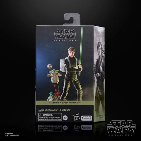 Hasbro  Figurine articulée - The Black Series - Star Wars - Luke & Grogu 