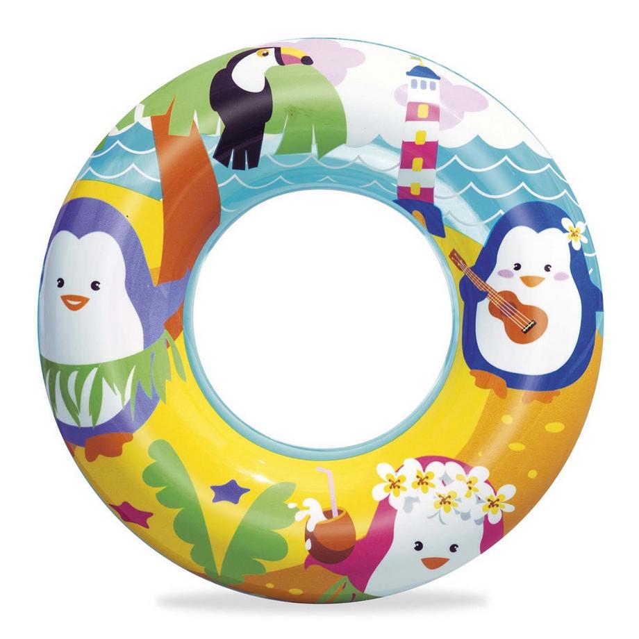 B2X  Anello da nuoto da spiaggia Sea Adventures for Children Bestway 36113 pinguino 