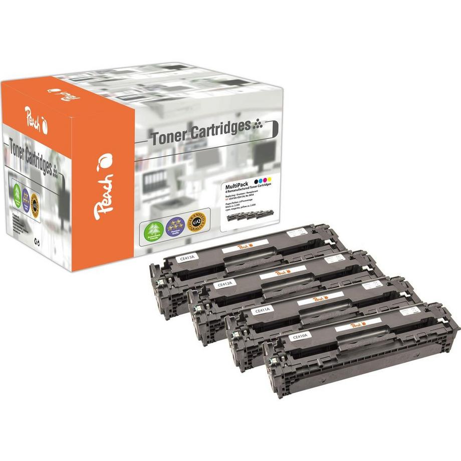 Peach  Kit de toner Nr. 305A (CE41A) BK, C, M, Y 