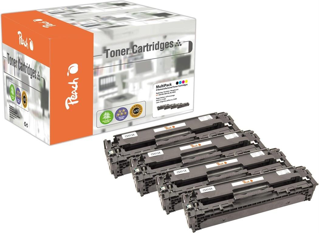 Peach  Toner HP CE41A-Serie Multipack 1x bk 2200S je 1x c,m,y 2600S 