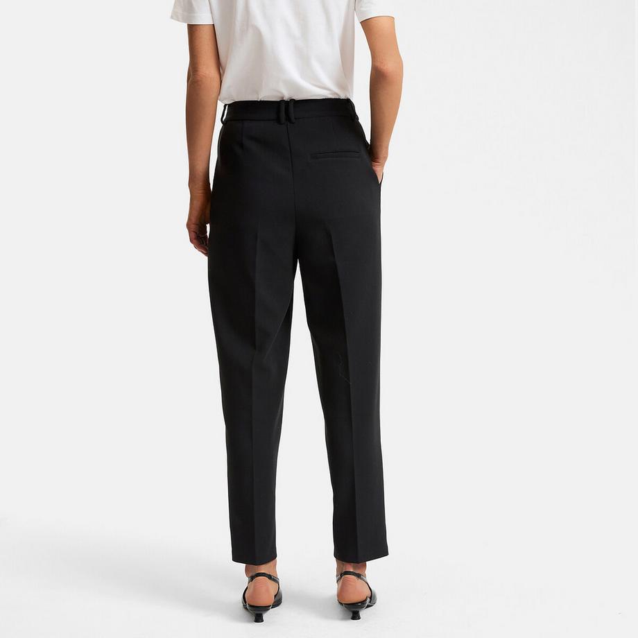La Redoute Collections Pantalon cigarette à pinces  