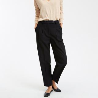 La Redoute Collections  Slim-Hose mit Bundfalten 