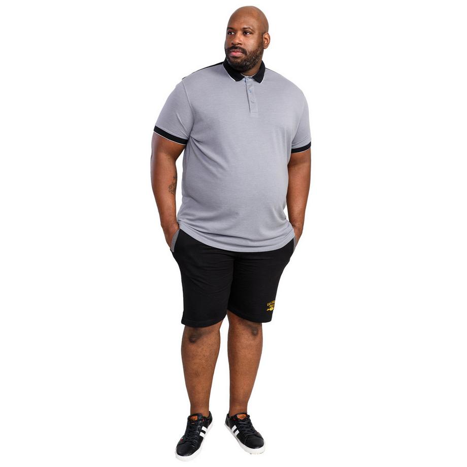 Duke Prinstead Poloshirt Gerippter Kragen  