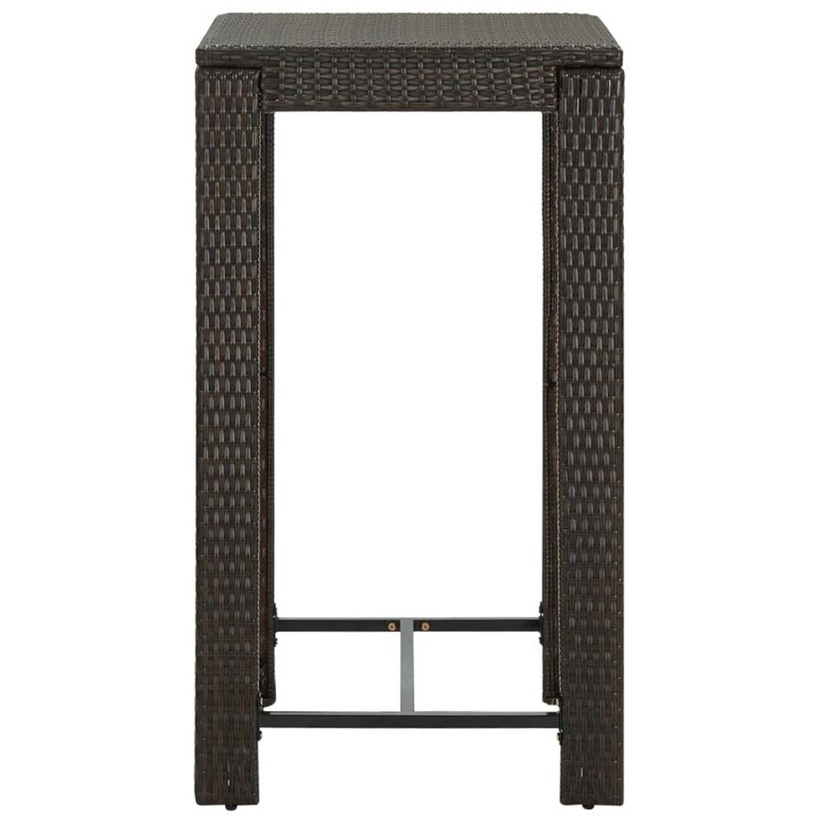 VidaXL Bartisch poly-rattan  