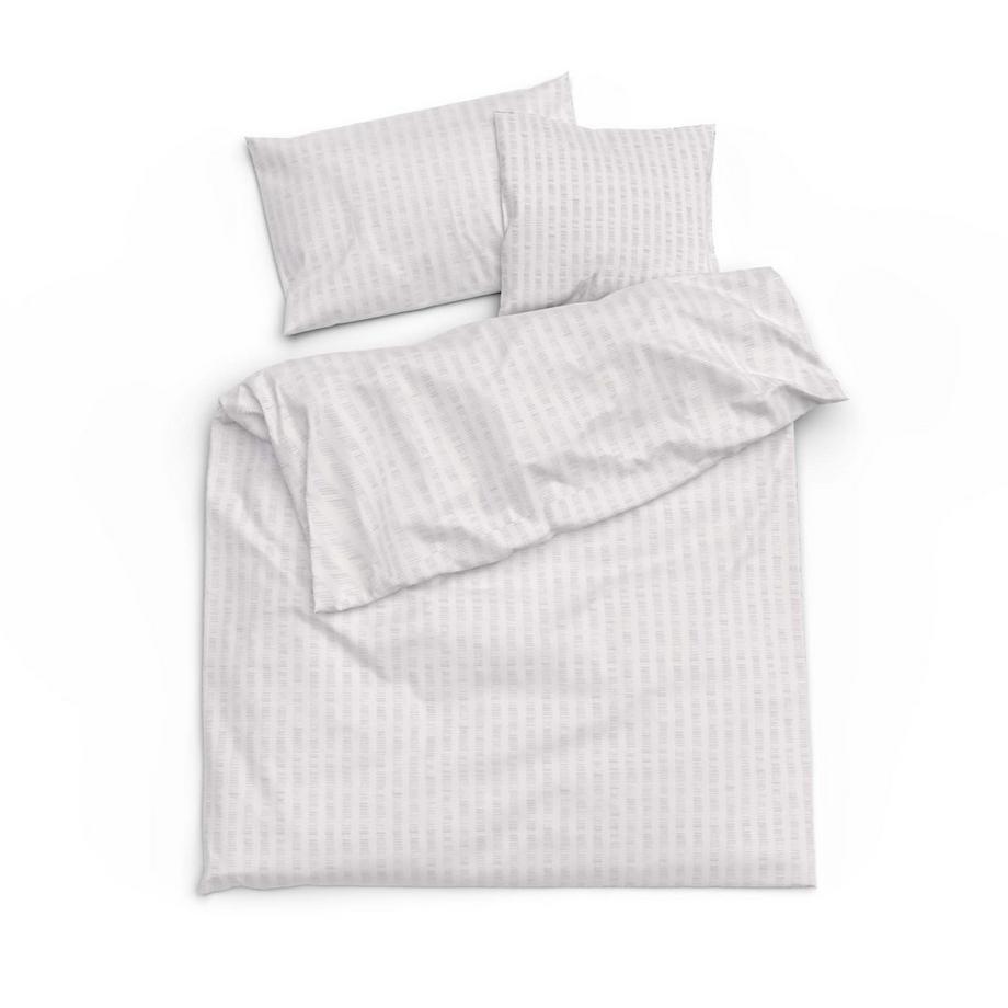 Lotus Bettwaren Lotus Linge de Lit Satin Seersucker Uni  