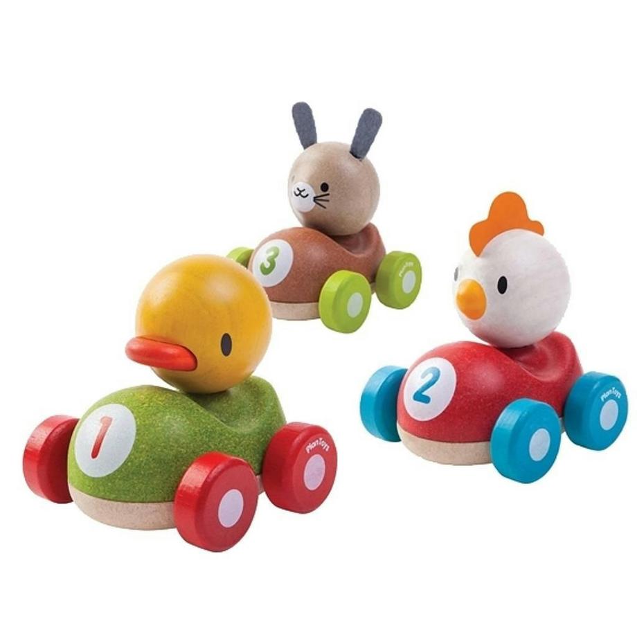 Plantoys  Holz Auto Huhn 
