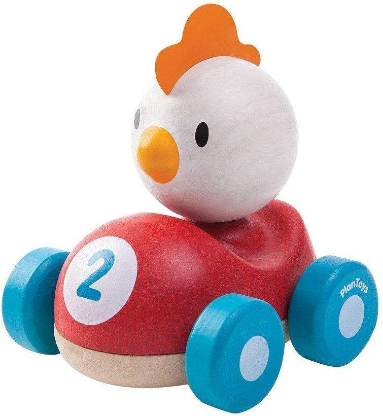 Plantoys  Holz Auto Huhn 