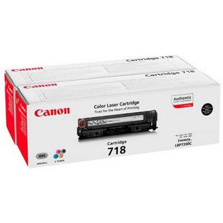 Canon  CANON Toner-Modul 718TW schwarz 2662B005 LBP 7200 2 Stück 