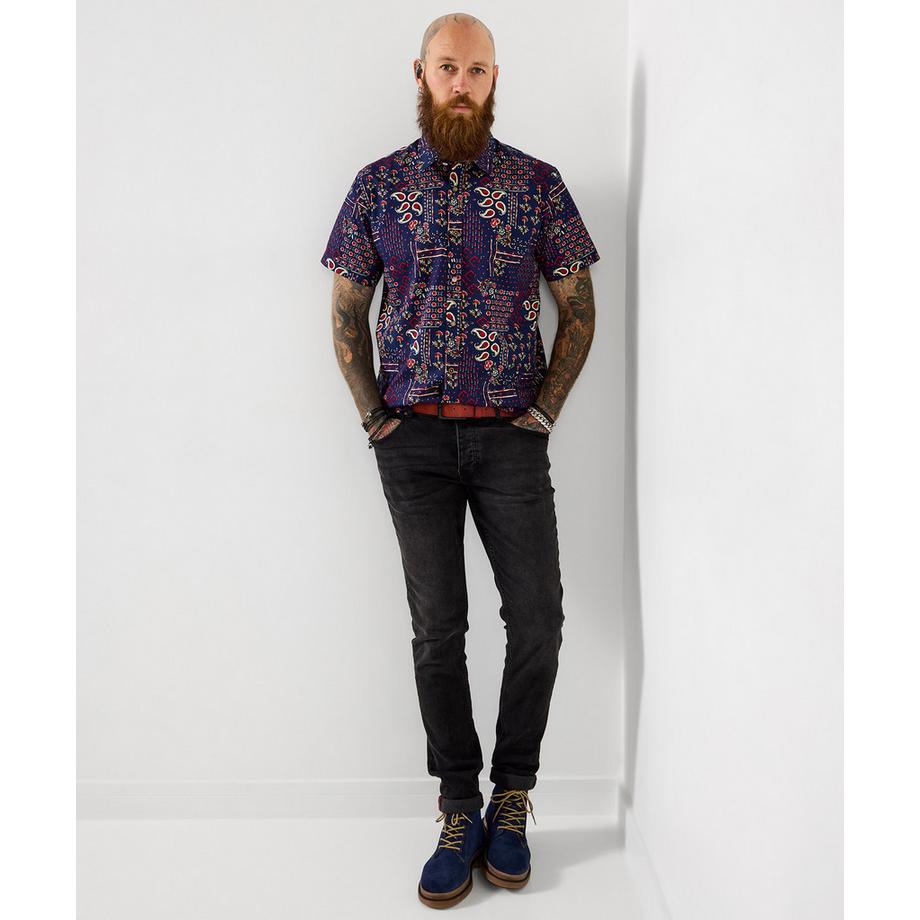 Joe Browns Camicia a maniche corte con motivo bandana patchwork  