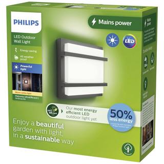 PHILIPS Outdoor Ultra-Efficient Petronia Wandleuchte 3.8W  