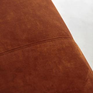 Tikamoon 3-Sitzer-Sofa aus terracottafarbenem Samt Finn  