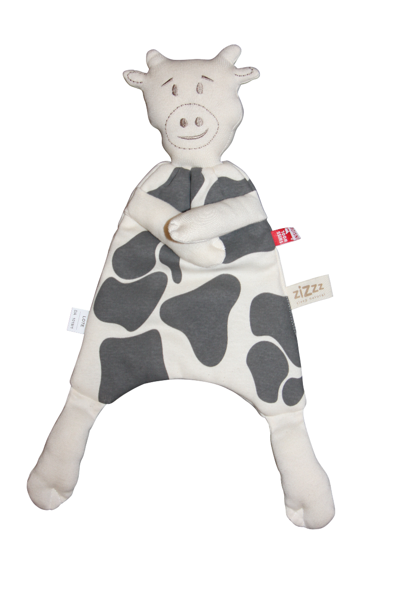 Zizzz  Schmusetuch Cow kbA-Baumwolle & Swisswool 