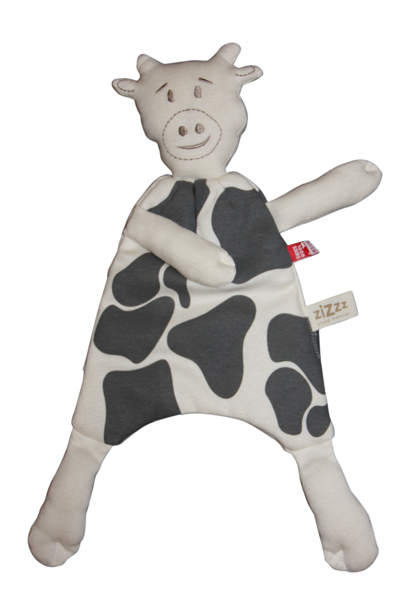 Zizzz  Schmusetuch Cow kbA-Baumwolle & Swisswool 