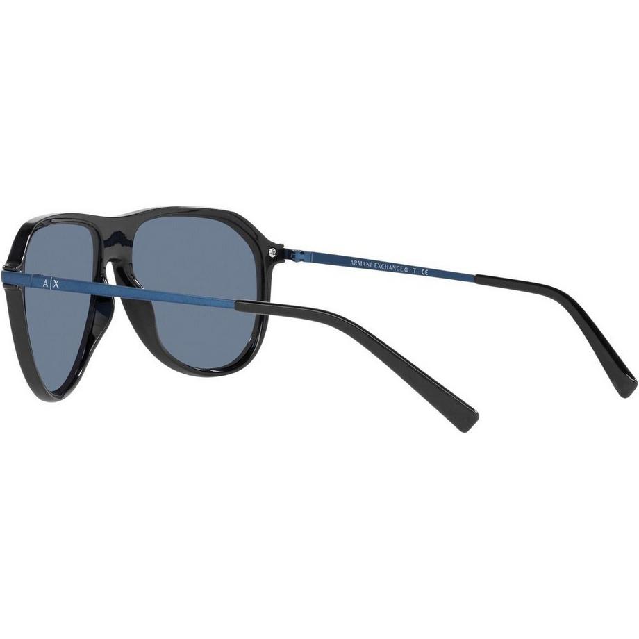 Armani Exchange Occhiali da sole unicolore Aviator Metallo Plastica  