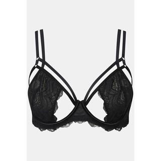 Ulla Popken  Soutien-gorge à armatures, bandes fantaisie et dentelle 